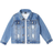 Shein Baby Girl Loose Fit Denim Jacket - Denim