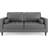 Dunelm Zoe Distressed Snuggle Sofa 183cm 2 Seater