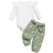 Shein Autumn And Winter New Baby White Ruffle Long Sleeve Daisy Floral Trousers TwoPiece Set Of Baby Girl Clothes