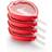 Lekue Lékué Ice Cream Molds Strawberry 4-pack Red Popsicle Mold 4pcs