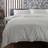 The Lyndon Company Double Ecru Duvet Set - Cream Bed Linen White