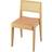 IKEA STOCKHOLM 2025 Oak/Orange Köksstol 80cm