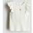 H&M Topp Med Broderat Motiv - Vit/Blomma