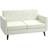Homcom Modern Upholstered Fabric Loveseat Sofa 138.5cm 2 Seater