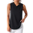 Shein Loose Letter Print Sleeveless Hoodie Vest - Casual Summer