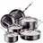 Hestan Nanobond Cookware Set with lid 10 Parts