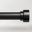 Time Forest Curtain Rods For Windows 66 to 120, 1 Inch Adjustable Black 32"-120"120"