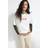 H&M Oversized T-Shirt Mit Print - Weiß