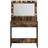 vidaXL Vanity Smoked Oak Engineered Wood 75.5 x 41 x 135 cm Mirror Dressing Table 75.5x41cm