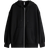 H&M Oversized Zip Through Hoodie - Black