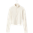 Gina Tricot Soft Touch Zip Jacket - Beige