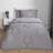 OHS Coverless 7.5 Tog Duvet Set Double Duvet Cover Grey (198x198cm)