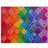 The House of Puzzles Patchwork Rainbow 1000 Piece Jigsaw Puzzle