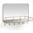 Dunelm Heart and Soul Rectangle with Hooks Wall Mirror 50.3x37cm
