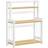 Songmics 3-Tier Countertop Spice Rack with Bamboo Frame Natural Oak
