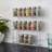 House of Home Freestanding Spice Rack Chrome or Black Powder Coated Finish