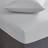 Hotel 200 Thread Count 100% Cotton Fitted - Bed Sheet Silver