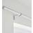 Dunelm Stud Extendable Metal Curtain Pole - Chrome