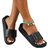 Shein Trendy OneBuckle EVA Thick Sole SlipOn Slippers Casual Comfortable Outdoor Flip Flops Double Buckle Lightweight NonSlip Beach Sandals For Women