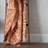 William Morris Acorn Tonal Throw Blanket 130cm x 170cm - Brick Blankets Orange
