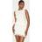 PrettyLittleThing Cream Boucle Knit Button Through Tassel Hem Waistcoat - White