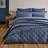 Dunelm Helston Bed Linen Blue (230x220cm)