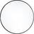 Willa Arlo Interiors Baum Accent black Wall Mirror 60cm