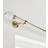 Dunelm Faceted Ball Extendable Metal Eyelet Curtain Pole - Satin Steel