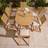 Rowlinson Oval 7 Piece 6 Person Outdoor Table Brown Patio Dining Set
