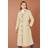 Yumi Belted Long Trench Coat With Belt - Beige