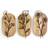 Dunelm Set of 3 Floral Mango Wood & Wire Art - Natural Wall Decor