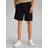 Calvin Klein Cotton Linen Blend Shorts - Black