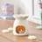 Dunelm Spring Meadow Flower & Burner Set - White Wax Melt