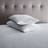Fogarty Anti Allergy Medium Support Pair - White Ergonomic Pillow