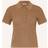 Reiss Evi Stitch Polo Shirt - Tan