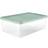 George Home XL 32L Plastic Underbed with Green Lid Storage Box