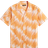 J.Lindeberg Elio Linen Printed Shirt - Orange