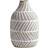 Living and Home Modern Distressed Ceramic One Size Light Brown Vase 20cm