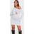 PrettyLittleThing Maternity Grey Asymmetric Ruched Long Sleeve Mini Dress 10