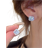 Shein Fashion Cubic Zirconia Stud Earrings Delicate Jewelry Party Holiday Decoration Girl Gift pair