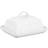 Axentia Smörask Porslin Vit 16 x 16 x 6 cm Smörfat