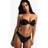 boohoo Womens Swimwear Essentials Multiway Bandeau Bikini Top - Black