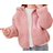 Shein Thick Colorblock Hoodie Jacket With Long Sleeves For Young Girls