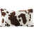 Shein Cow Print Throw Örngott Vit, Brun (50x30cm)
