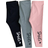 Shein Baby Girl Elastic Waist Letter Print Casual Leggings
