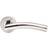 Wickes Sydney Dual-Tone Round Rose Latch Door Handle 2pcs