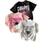 Shein Casual Spider Print YK Vintage Cool Girls Cartoon Spider Graphic Tee For Young Ladies Multipacks Versatile For Summer Halloween