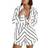 Shein pcs Womens Striped Long Sleeve Shirt Top And Shorts Set Long Sleeve Shirt Outfit