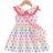 Shein Baby Girl Cute Floral Print Doll Collar Sleeveless Dress With Matching Bag For And Summer