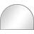 Melody Maison Large Black Arched Wall Mirror 120x90cm